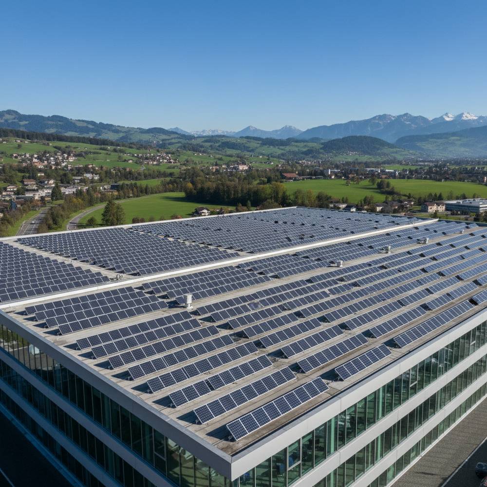 Flachdach Solar Check